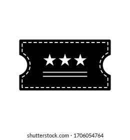 Coupon Ticket Icon Icon Vector Illustration Logo Template
