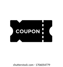 Coupon Ticket Icon Icon Vector Illustration Logo Template