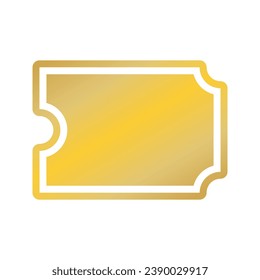 Coupon ticket isolated icon vector illustration design graphic flat style. Can be used for websites, mobile apps and UI
