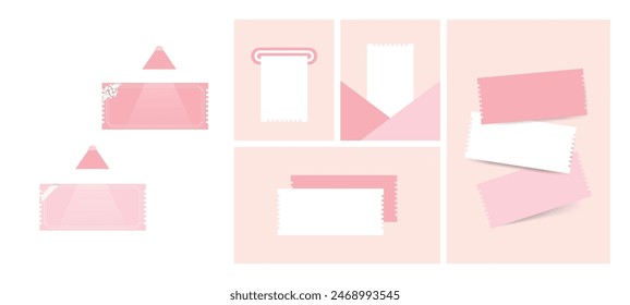 Plantilla del billete de Cupón. Diseño de diversos Cupones para promoción y venta. 