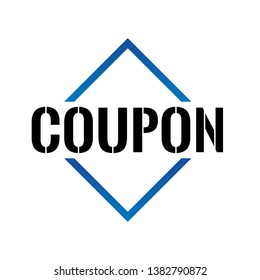 coupon Triangle or pyramid line art vector icon
