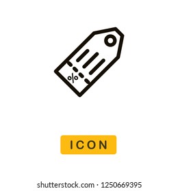 Coupon vector icon