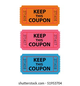 Coupon Vector Illustration