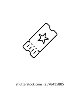 Coupon Vector Line Icon Design