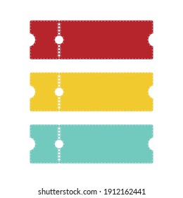Coupon voucher discount ticket vector illustration.Editable
