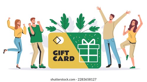 Concepto de premio de certificado de regalo de cupón. Ilustración del diseño gráfico del vector
