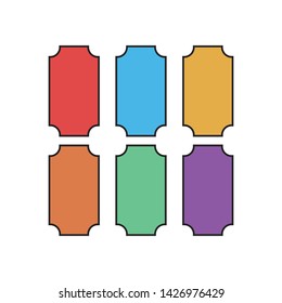 coupons design illustration simple template