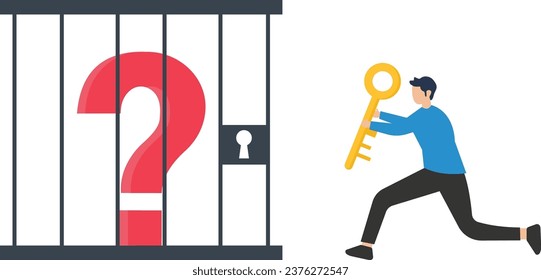 Courage to escape for freedom, get out of comfort zone to find new job, open mind or run away for better life, hope and liberty concept

