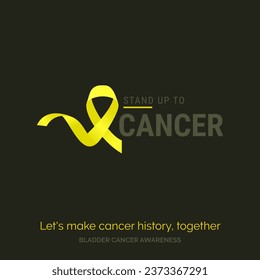 Courage in Every Brushstroke Bladder Cancer Awareness Template