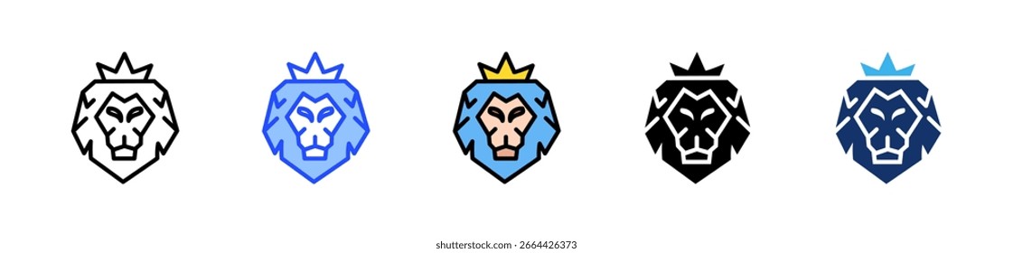 Coleção de Ícones de Coragem com Vários Estilos