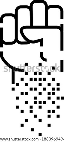 Courage icon , vector illustration	