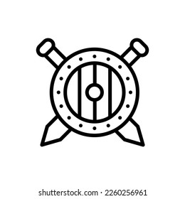 Courage icon in vector. Logotype