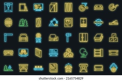 Courage icons set outline vector. Risk adventure. Life challenge vector neon