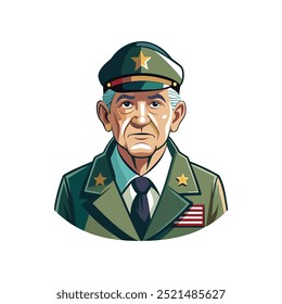 Courage and Sacrifice  the Veteran Spirit vector illustration design