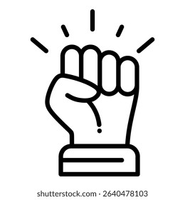 Courage Simple Vector Icon Collection