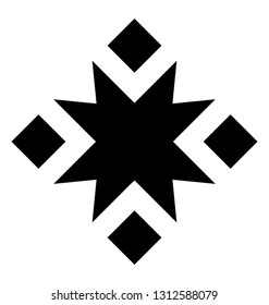 Courage symbol icon design 