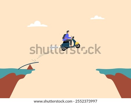 The courage to take risks for the chance of success