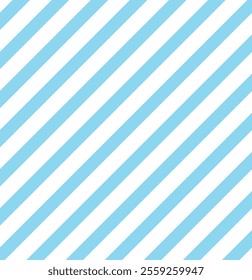 Courage Ticking Stripe, a seamless vector pattern with traditional ticking stripe in periwinkle blue on a white background.