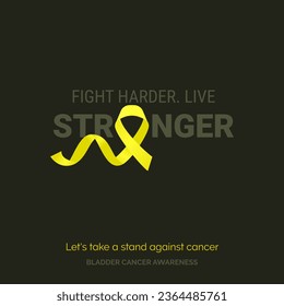 Courageous Strokes Bladder Cancer Awareness Design Template