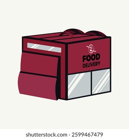 Courier backpack for food delivery order
