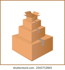 Courier Boxes and Packaging Boxes Design