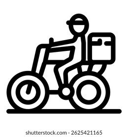 Courier delivering package, shipping order, delivering service concept
