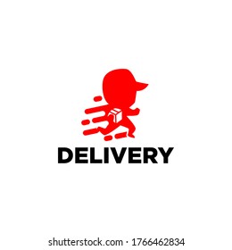 Courier Delivery Logo Stock Images Vector