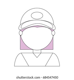 Courier delivery man