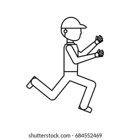 Courier delivery man