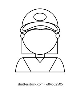 Courier delivery man