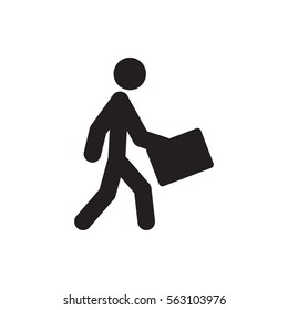 courier icon illustration isolated vector sign symbol