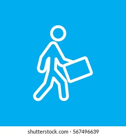 courier icon illustration isolated vector sign symbol