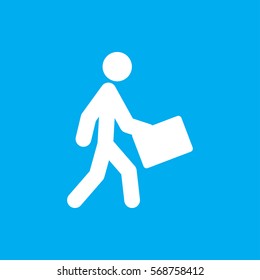 courier icon illustration isolated vector sign symbol