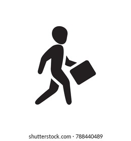 courier icon illustration isolated vector sign symbol