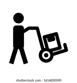 courier icon isolated sign symbol vector illustration - high quality black style vector icons
