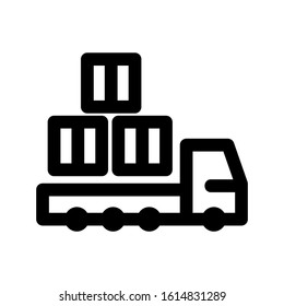 courier icon isolated sign symbol vector illustration - high quality black style vector icons
