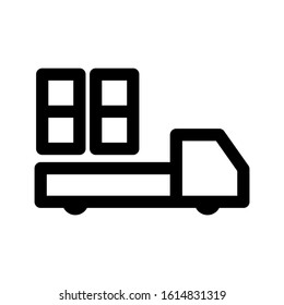courier icon isolated sign symbol vector illustration - high quality black style vector icons
