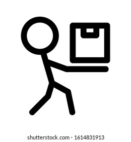 courier icon isolated sign symbol vector illustration - high quality black style vector icons
