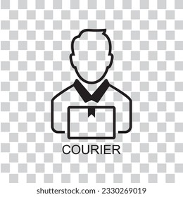 courier icon , logistic icon vector