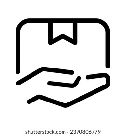 Courier Icon Vector Symbol Design Illustration