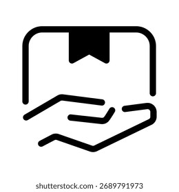 Courier Icon Vector Symbol Design Illustration