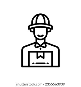 courier icon for your website, mobile, presentation, and logo design.