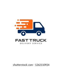 courier logo design template. shipment logo design icon vector illustration