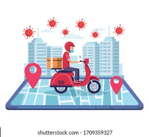 motorcycle courier