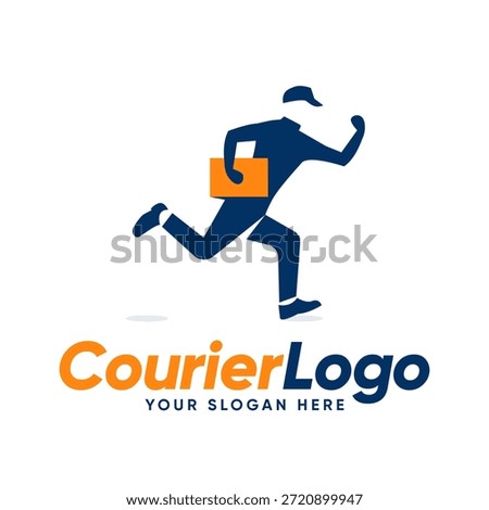 Courier Premium Vector Logo Design