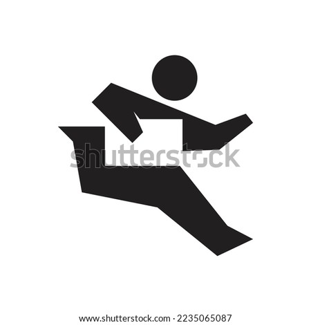 Courier running to bring goods ordered logo vector