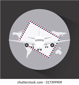 courier service worldwide design, vector illustration eps10 graphic 