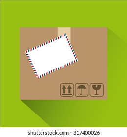 courier service worldwide design, vector illustration eps10 graphic 
