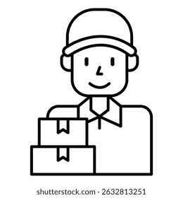 Icono plano de Vector de símbolo de correo