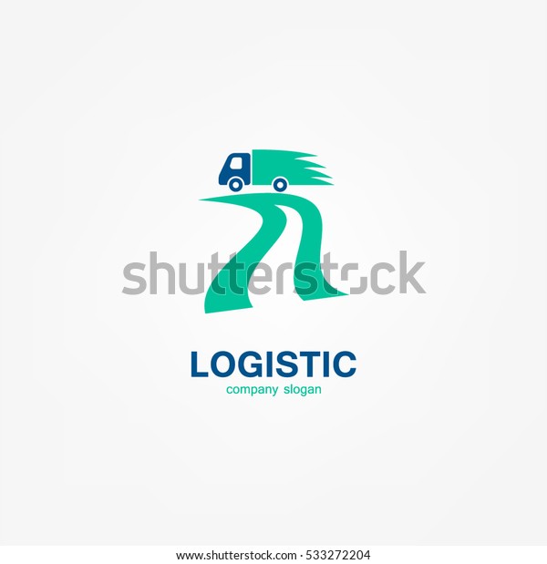 Courier. Transport. Vector\
logo.